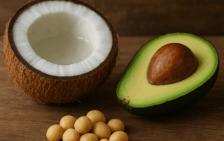 noix de macadamia coco avocat