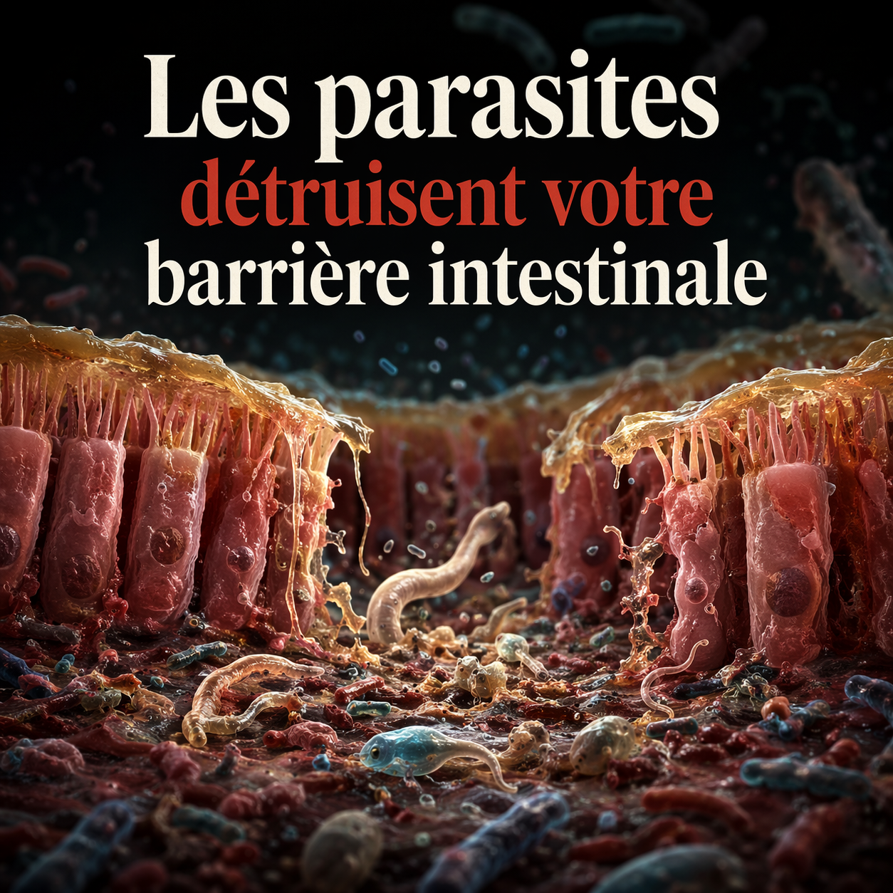 Les parasites et la barrière intestinale