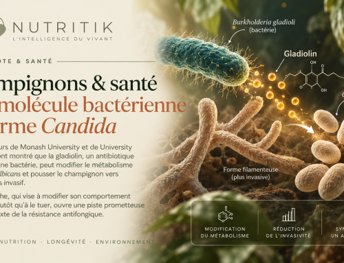 Gladiolin et Candida albicans : une molécule bactérienne qui désarme le champignon