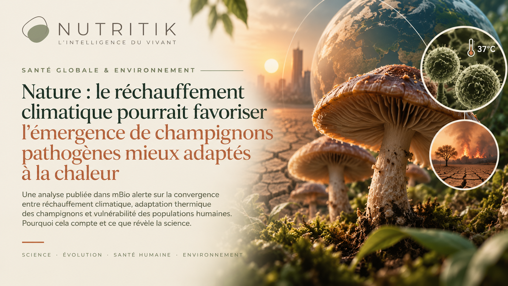Champignons pathogènes et réchauffement climatique